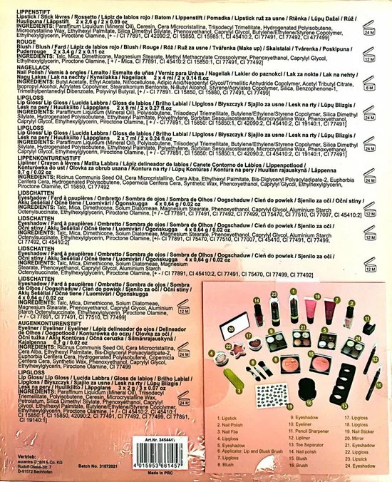 Promo 🥰 Accentra Adventskalender Beauty Vrouwen 2022 - 24 Verrassingen - Make-up Cadeaupakket 🔥 7 Promo 🥰 Accentra Adventskalender Beauty Vrouwen 2022 - 24 Verrassingen - Make-up Cadeaupakket 🔥 - Afbeelding 5