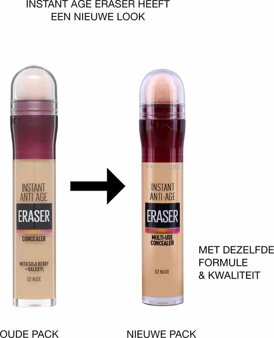 Promo ๐ Maybelline New York Instant Anti Age Eraser Concealer - 10 - 6,8 Ml โ๏ธ 5 Promo ๐ Maybelline New York Instant Anti Age Eraser Concealer - 10 - 6,8 Ml โ๏ธ - Afbeelding 3