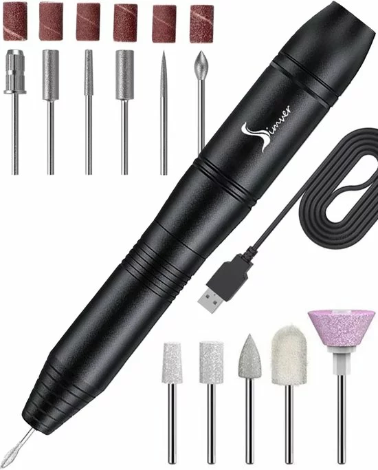 Top 10 โ Simver Elektrische Nagelfrees - 11 Nagelvijl Bitjes En 56 Schuurrolletjes - Manicure / Pedicure - Zwart - Black Friday 2022 ๐ฅฐ 3 Top 10 โ Simver Elektrische Nagelfrees - 11 Nagelvijl Bitjes En 56 Schuurrolletjes - Manicure / Pedicure - Zwart - Black Friday 2022 ๐ฅฐ