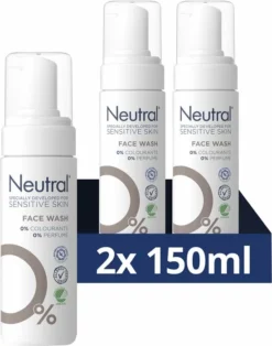 Hete verkoop 🔥 Neutral 0% Face Wash Lotion - 2 X 150 Ml - Voordeelverpakking 😀