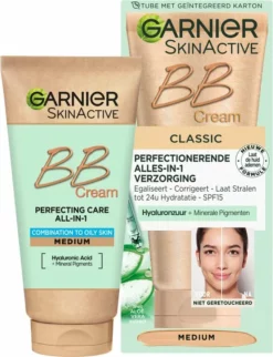 Aanbiedingen 🎉 Garnier SkinActive BB Cream Classic Medium 5-in-1 Verzorging - 50 Ml 🌟 -Beauty Winkel 550x716