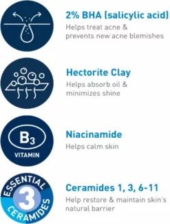 Uitgang 😀 CeraVe Face Wash - Mee-eterverwijderaar En Verstopte Pori Ncontrole - Met 2% Salicylic Acid - 237ml 🌟 9 Uitgang 😀 CeraVe Face Wash - Mee-eterverwijderaar En Verstopte Pori Ncontrole - Met 2% Salicylic Acid - 237ml 🌟 -Beauty Winkel 550x724 1