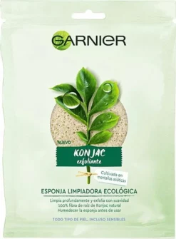 Korting 🧨 Garnier Bio Konjac Reinigingsspons - Exfoliërend ⭐ -Beauty Winkel 550x746 1