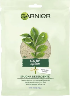Korting 🧨 Garnier Bio Konjac Reinigingsspons - Exfoliërend ⭐ -Beauty Winkel 550x750 2
