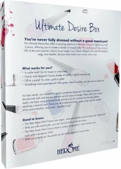 Aanbiedingen ⭐ Herome Ultimate Desire Box (Design Bottles) - 100 Kleuren Nagellak Set - Deze Exclusieve Giftset Telt 100 Van De Meest Gedragen Nagellakkleuren Uit De Hele Collectie - Geschenkset ⌛ -Beauty Winkel 550x766 8