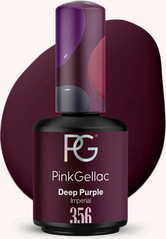 Nieuw ⭐ Pink Gellac | Deep Purple - Gellak - Vegan - Paars - Creamy Finish - 15 Ml ✨ 3 Nieuw ⭐ Pink Gellac | Deep Purple - Gellak - Vegan - Paars - Creamy Finish - 15 Ml ✨